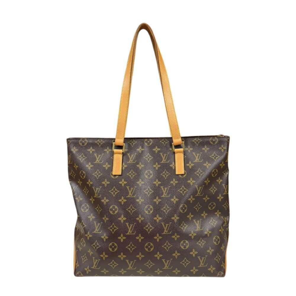 LOUIS VUITTON Brown Monogram Canvas Tote Bag - Picture 3 of 11